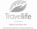 Travel Life Gold Certified for Accommodation Sustainability
